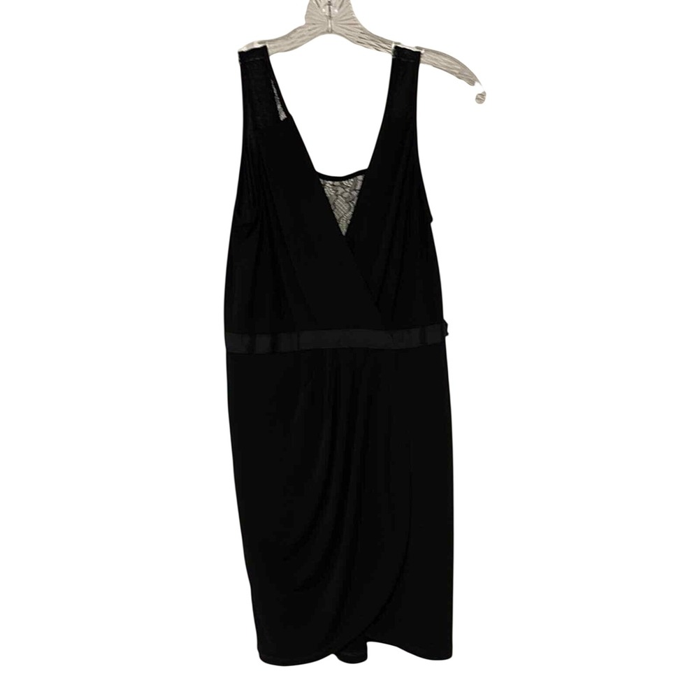 BCBGeneration Little Black Dress with lace detailing on back and shoulders‎ sz 4